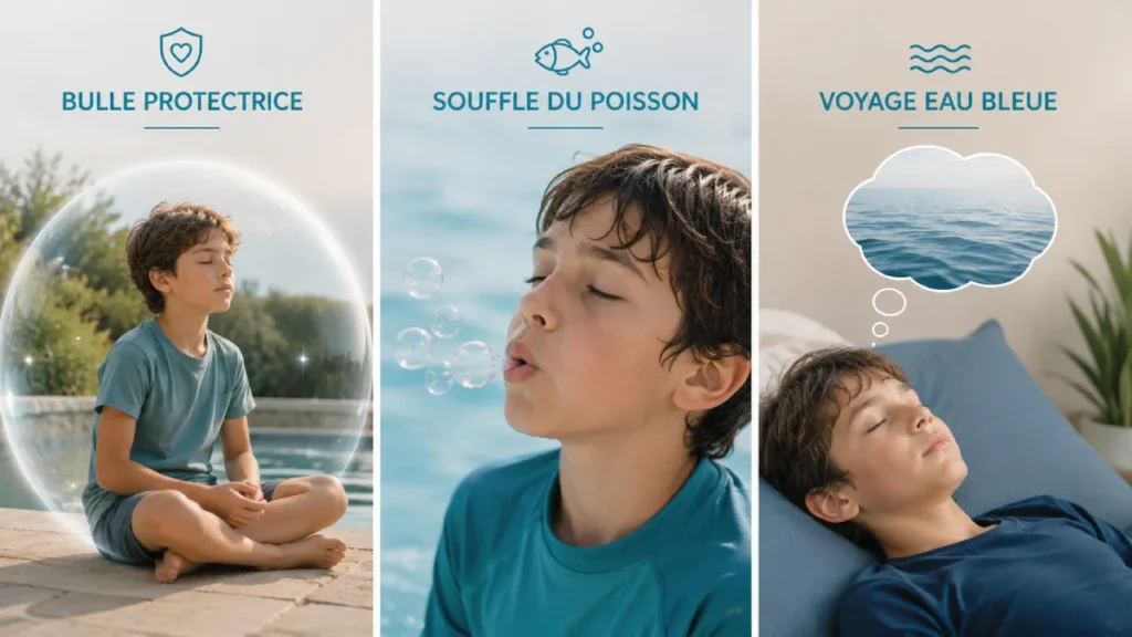 Aquaphobie enfant : comment la sophrologie aide votre enfant à vaincre la peur de l'eau